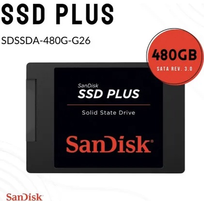 Ssd 480gb Sata 3.0 6 Gb/s Interno Sandisk Plus - Imagem 4